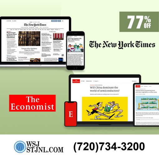 The NY Times and The Economist Subscription for 3 Years