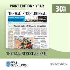 Wall Street Journal Print SKU WST542576
