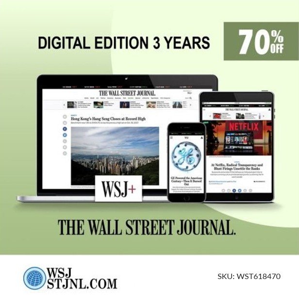 Wall Street Journal Digital SKU WST618470
