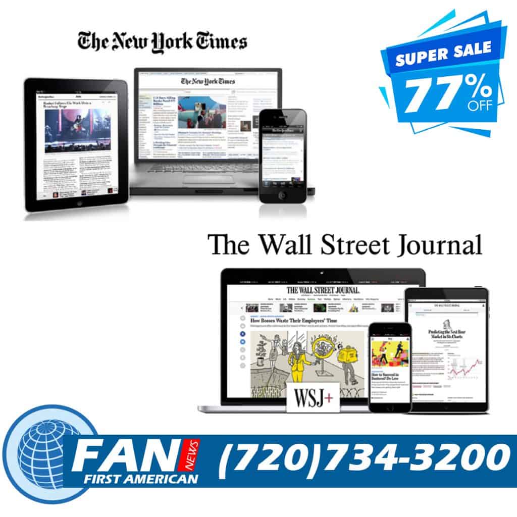 Wall Street Journal and The NY Times Digital Subscription by CRSREO.COM
