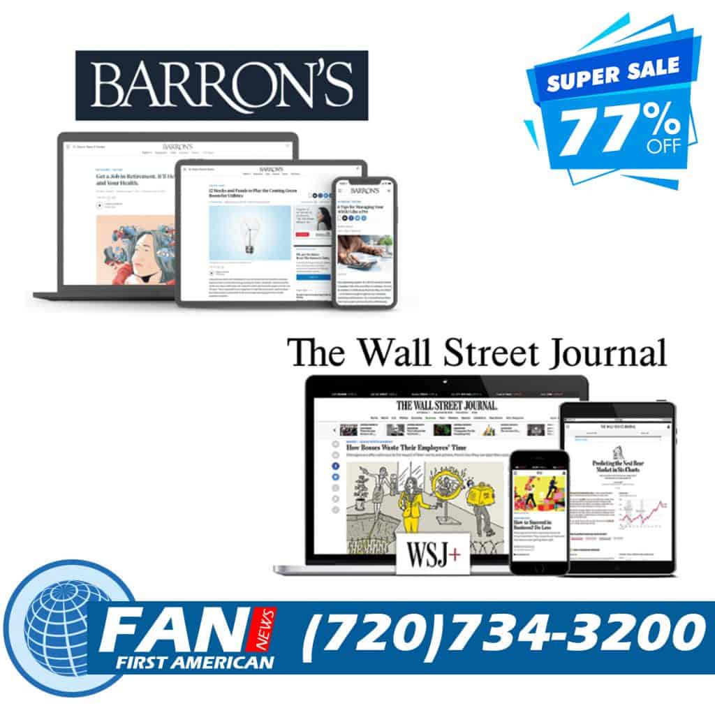 The Wall Street Journal and Barron's Digital Subscription by CRSREO.COM