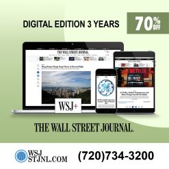 Wall Street Journal Digital Subscription 3-Year for Only $189