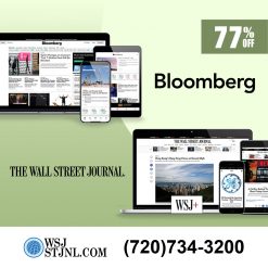 Bloomberg Newspaper and WSJ Digital Bundle Subscription 5-Years