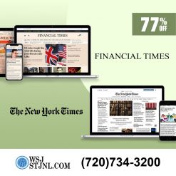 The NYT and Financial Times Newspaper Digital Subscription 5-Year