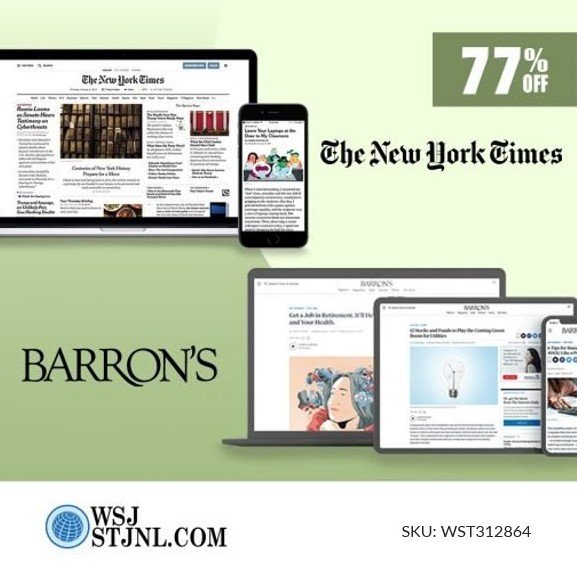 Barron’s News and NYT SKU WST312864