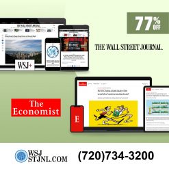 Wall St Jnl and The Economist Combo Package for 3 Years