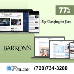 Washington Post and Barron's Subscription with 77% Off